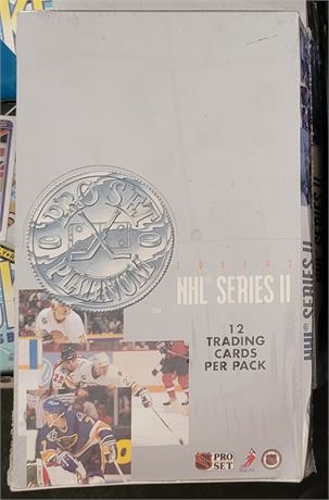 1991-92 Pro Set Hockey Series II Factory Sealed Wax Box