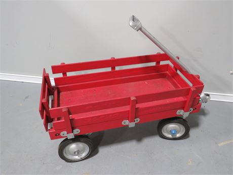 Red Wooden Wagon