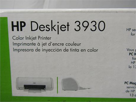 HP Deskjet 3930, Color Inkjet Printer