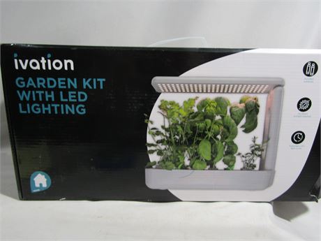 Ivation Indoor Growing System Kit with LED Grow Light